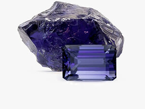 سنگ آیولایت آبی