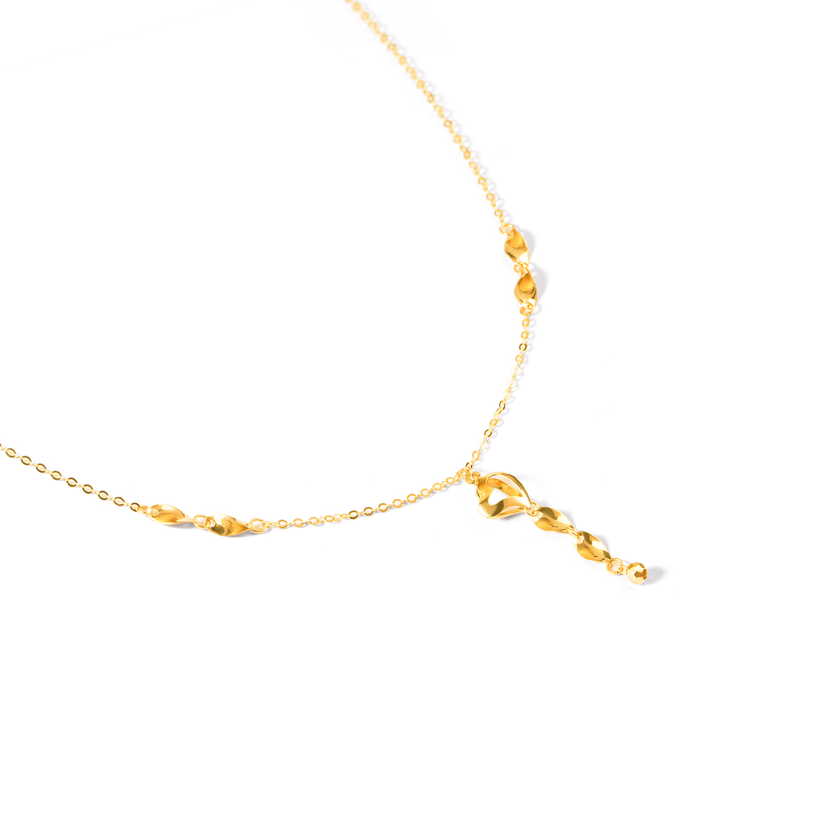 گردنبند قلب پولکی